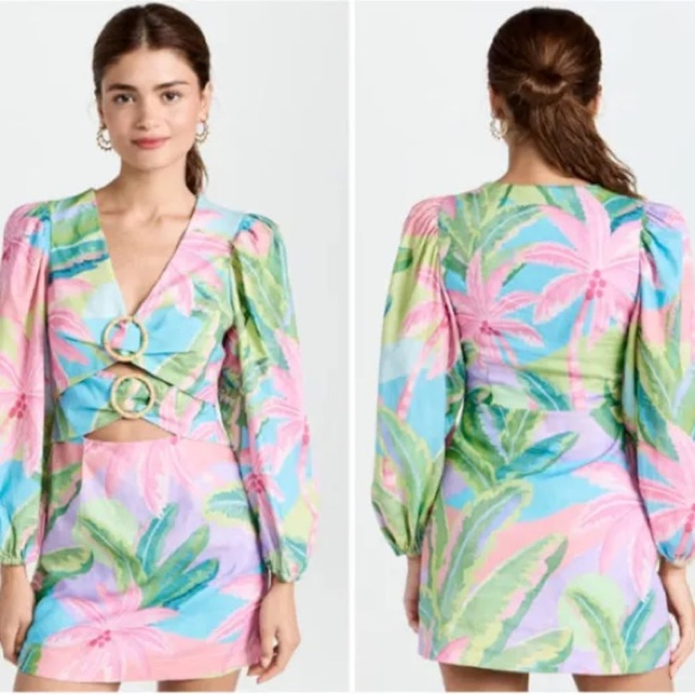 NWT FARM RIO floral with bamboo